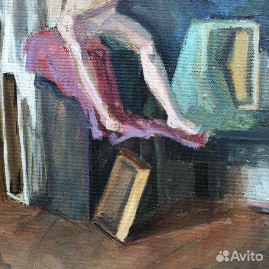 Живопись обнаженная женщина с натуры