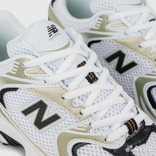 Кроссовки New Balance 530 White / Gold Wmns (арт