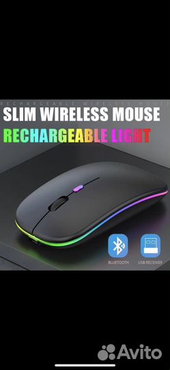 Мышь безпроводная, аккумуляторная с bluetooth