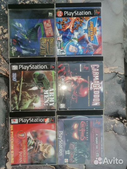 Sony playstation 1 ps1 игры диски