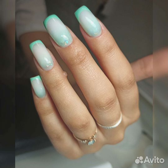 Маникюр наращивание ногтей