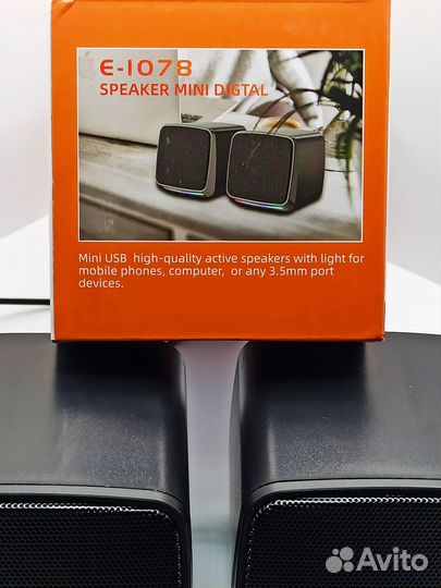 Колонки для компьютера 6 Вт питание от USB Е-1078