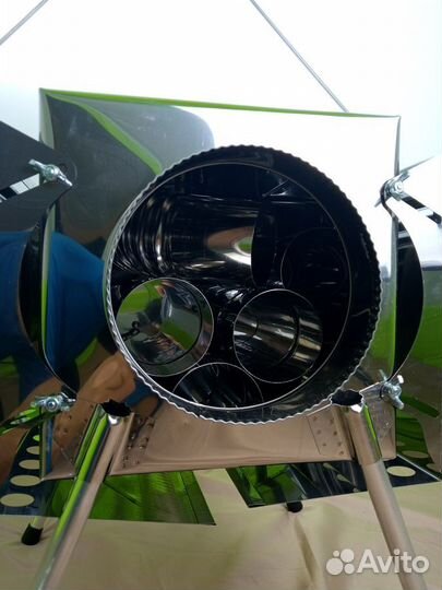 Печь туристическая Малая на 15 л. c экранами с тре