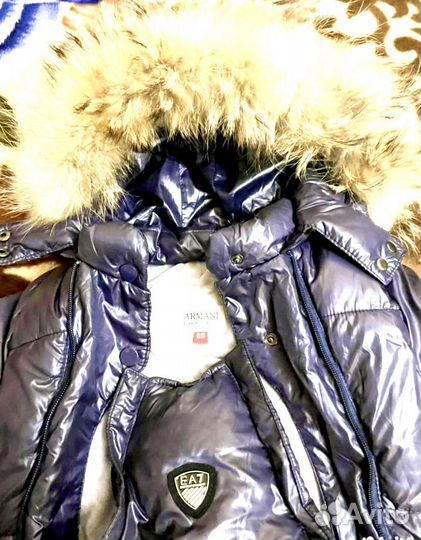 Зимний комбинезон 80 armani