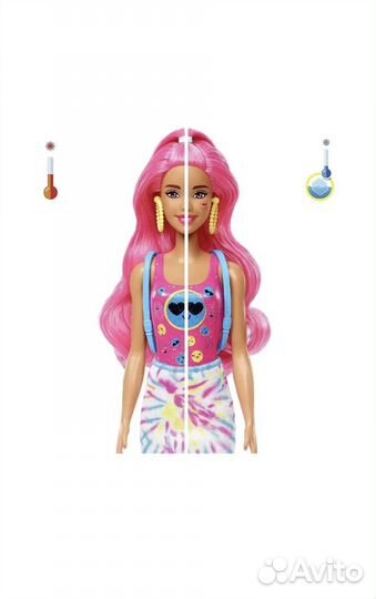 Barbie Color reveal меняющая цвет неон 7 серия