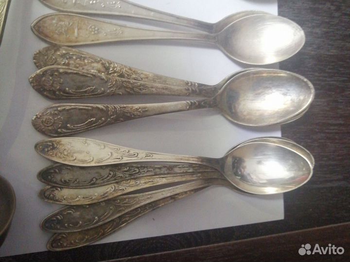 Мельхиоровые столовые приборы СССР