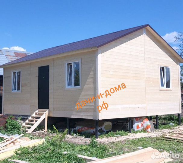 Каркасный дом 6х8 одноэтажный