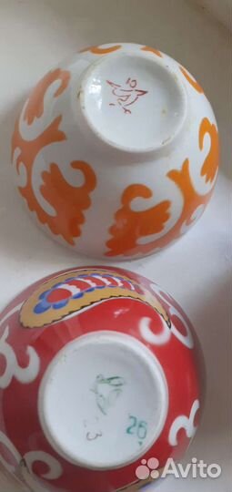 Японские тарелки и салатники. Пиалы СССР