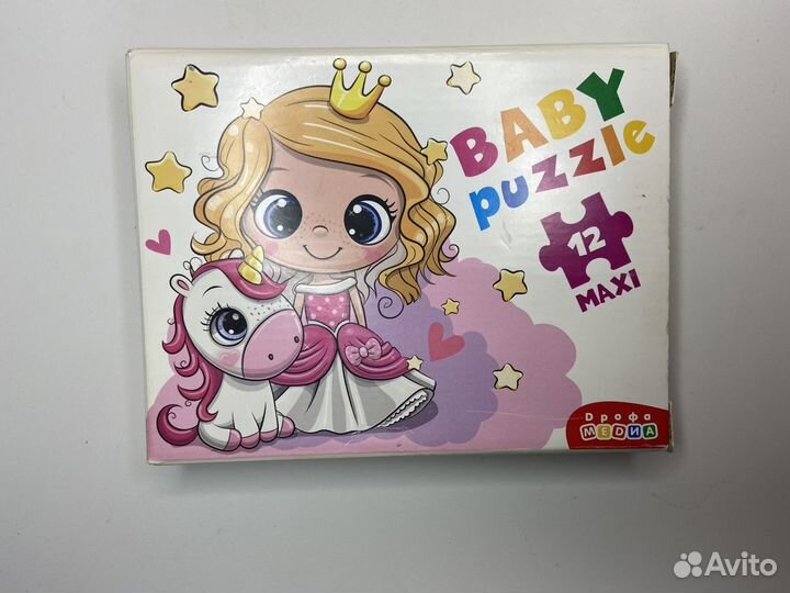 Пазл Baby Puzzle Принцесса и единорог