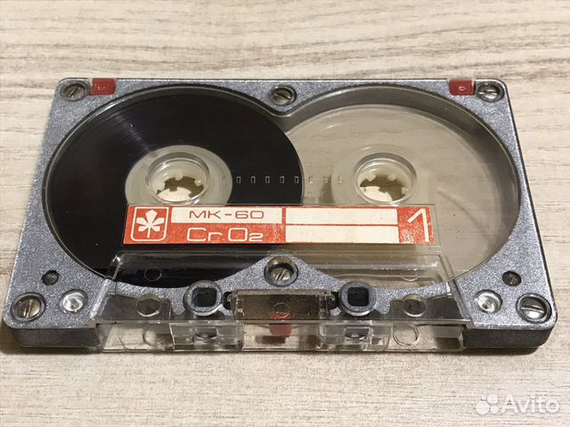 Аудиокассета Маяк CrO2 в металлическом корпусе