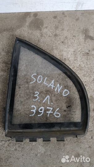 Стекло кузовное глухое заднее левое Lifan Solano