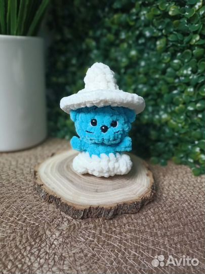 Вязаный Шайлушай smurfcat