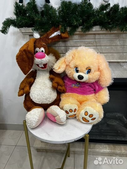 Мягкая игрушка заяц СССР