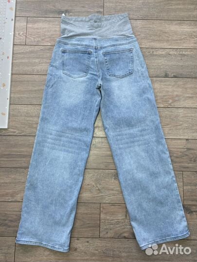 Джинсы для беременных широкие I love mum 44