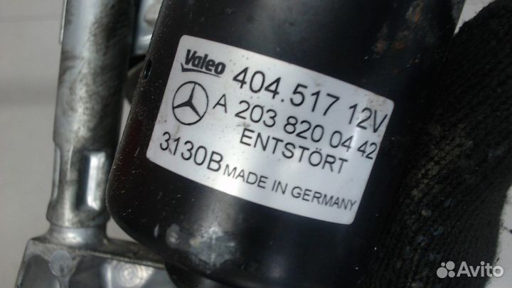 Механизм стеклоочистителя Mercedes CLC, 2010