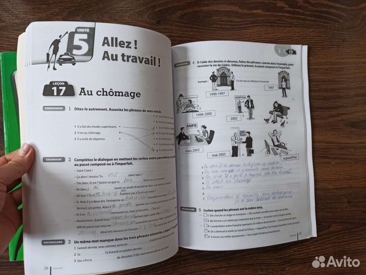 Учебник и тетрадь Le nouveau taxi A2