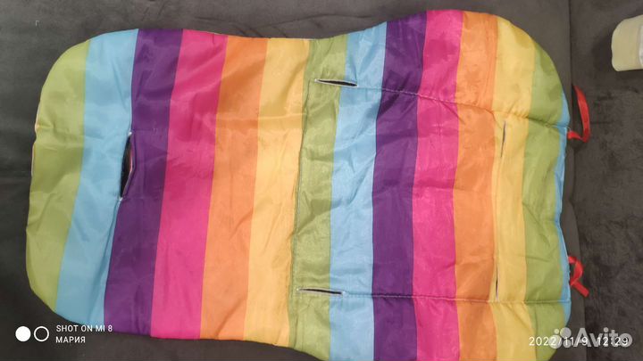 Матрасик вкладыш в коляску детский стул