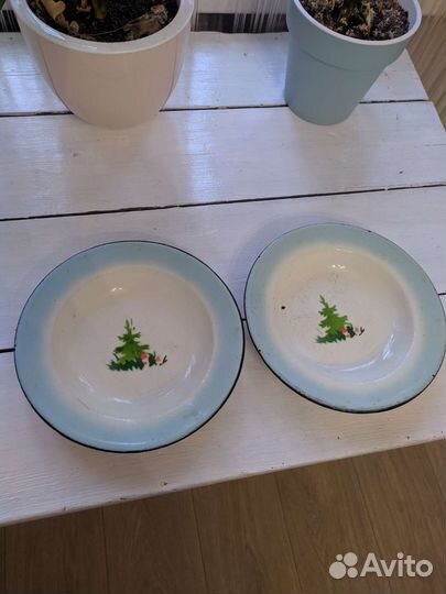 Посуда СССР эмалированная