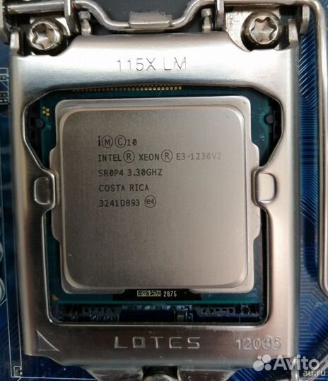 Intel xeon e3 1230 v2 (i7 3770) LGA 1155