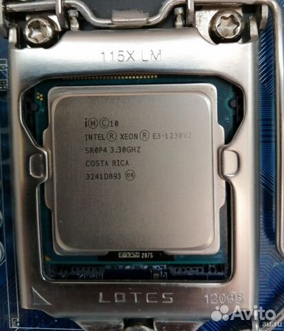 Intel xeon e3 1230 v2 (i7 3770) LGA 1155