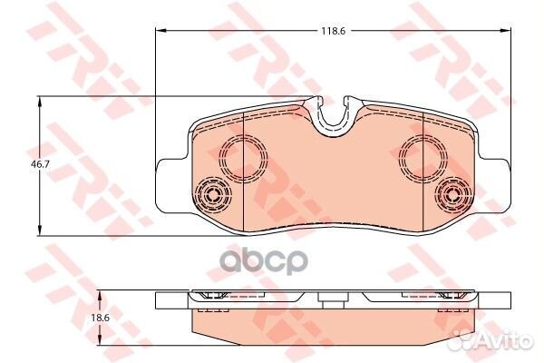 К-т дисков. тормоз. колодок GDB2102 TRW