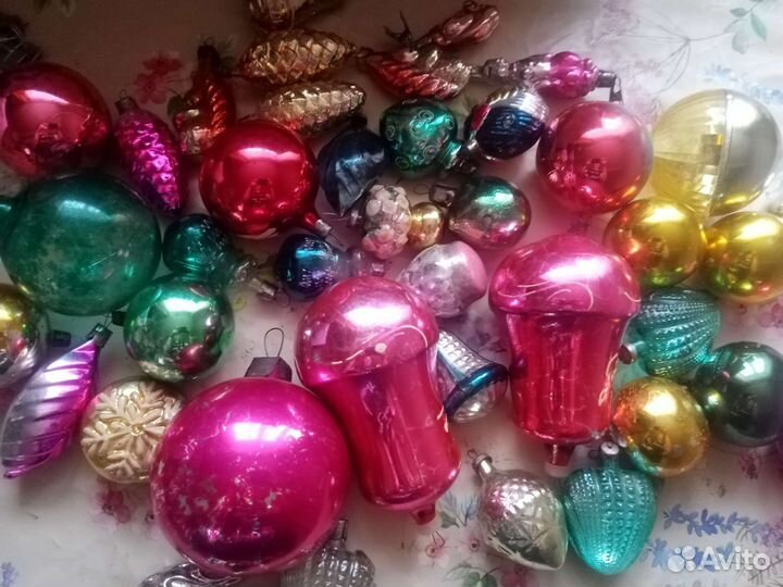 Елочные игрушки СССР