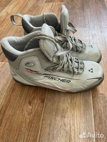 Лыжи nlk с ботинками fischer(39 размер)