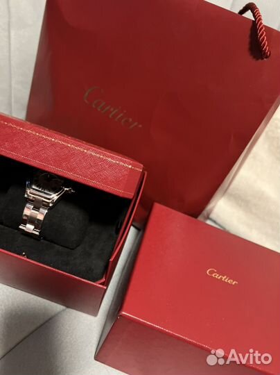 Часы cartier оригинал, как новые. Коробка, пакет