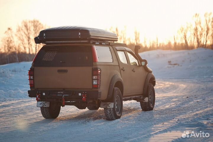 Бампер задний BMS PRO-Line для Isuzu D-Max 12-18