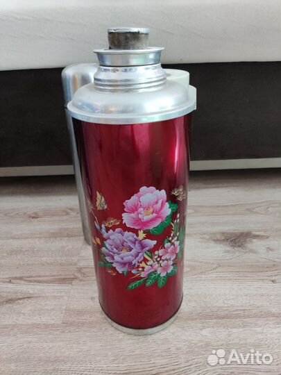 Термос 2л китайский со стеклянной колбой