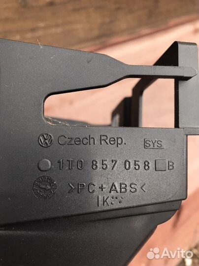 Рамка для 1 din магнитолы, фольксваген, гольф5