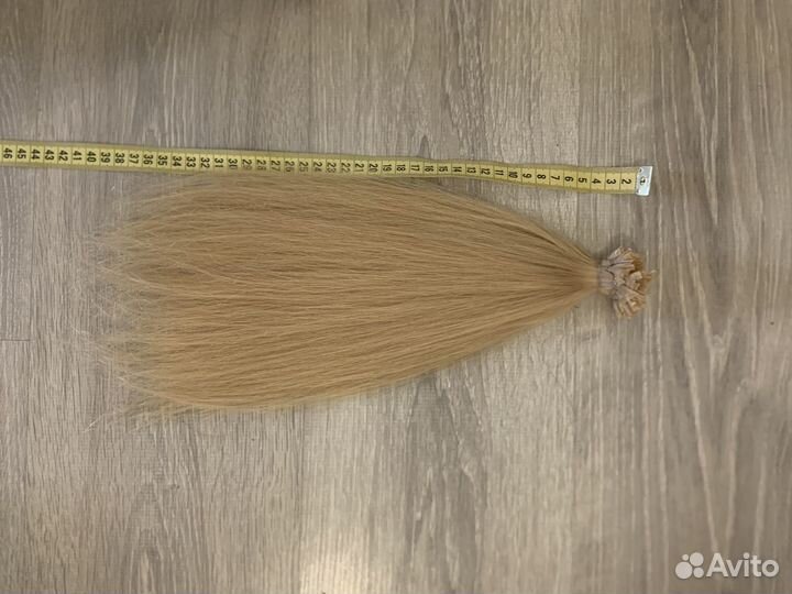 Волосы для наращивания 40 см блонд