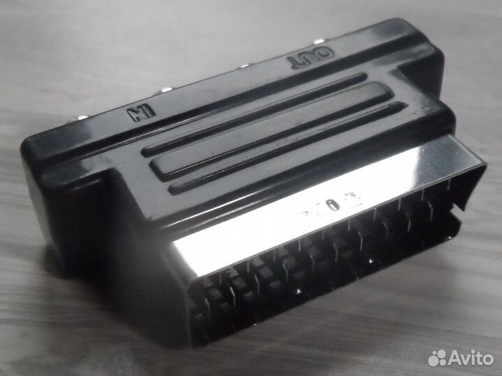 Переходник - адаптер scart rca