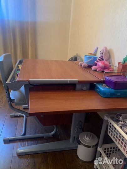 Растущая парта и стул деми