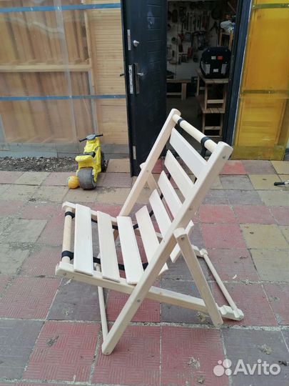 Кресло шезлонг складное