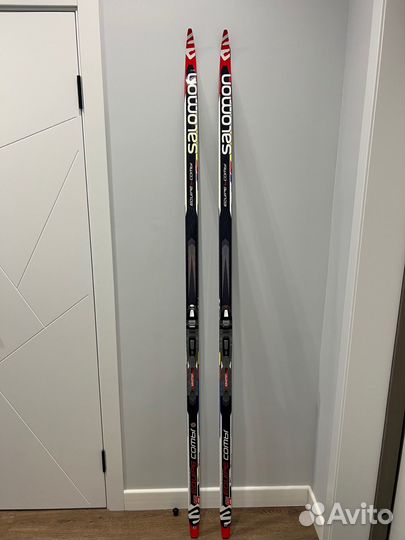 Лыжи беговые salomon combi 201 (комплект)