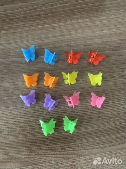 Заколки для волос бабочки