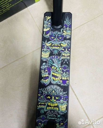 Трюковой самокат tech team voodoo blue