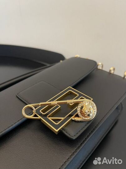 Клатч сумка Fendi Versace натуральная кожа