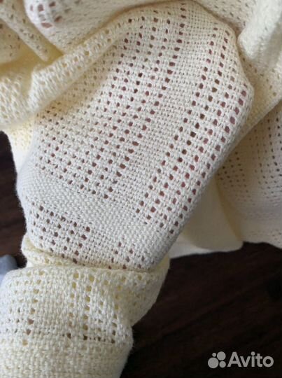 Плед детский вязаный