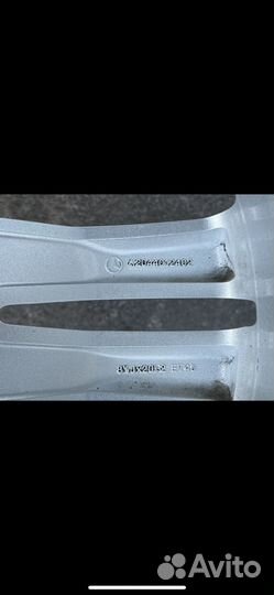 Колеса на mercedes r20 разноширокие