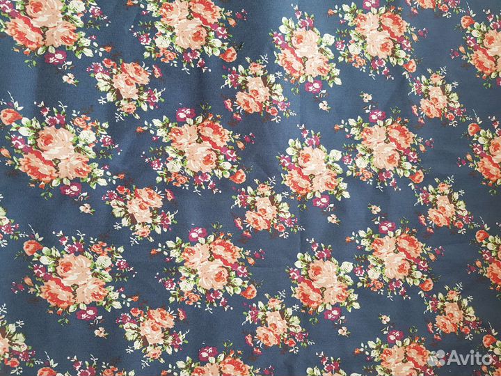 Отрез джинсовая ткань