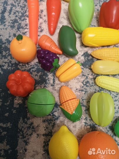 Овощи и фрукты игрушки