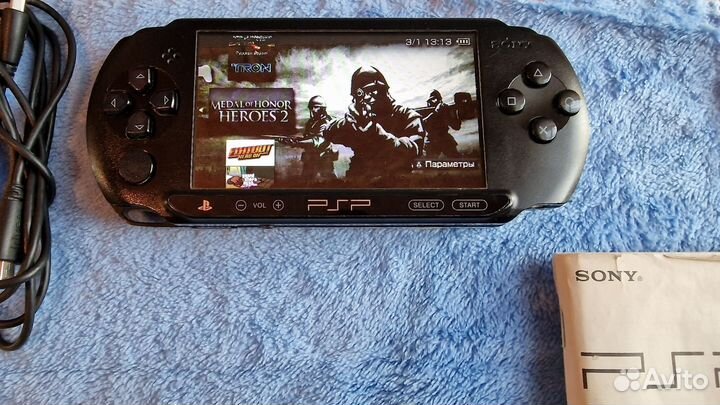 Sony PSP E1008 Street charcoal black прошитая