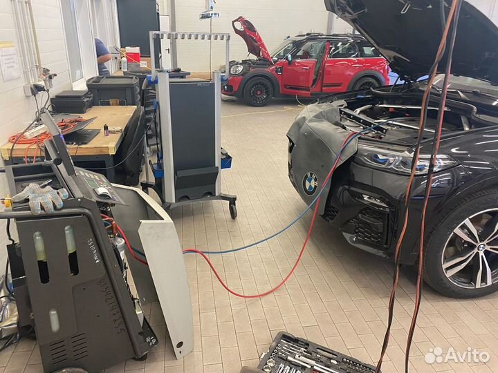 Ремонт станции для заправки кондиционеров