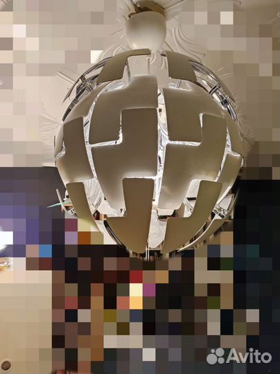 Люстра Икеа Шар трансформер диаметр 52 см