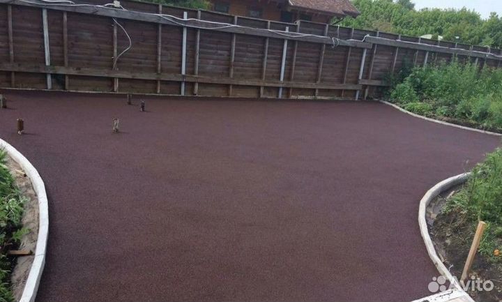 Резиновое покрытие из крошки