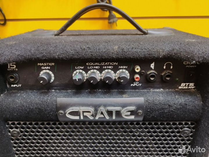 Усилитель для басс-гитары crate BT15, 15 Вт