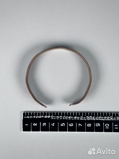 Винтажный браслет с буквой металл СССР украшение