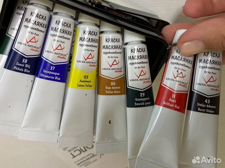 Краска масляная холст масло льняное